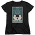 STAR TREK/TNG SEASON 1 EPISODE 13 - S/S WOMENS TEE - BLACK