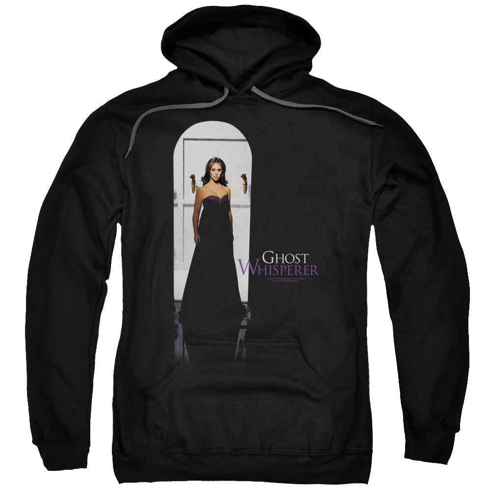 GHOST WHISPERER/DOORWAY - ADULT PULLOVER HOODIE - BLACK
