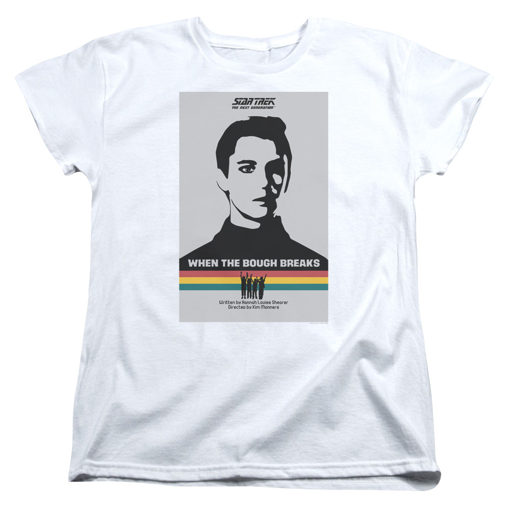 STAR TREK/TNG SEASON 1 EPISODE 17 - S/S WOMENS TEE - WHITE