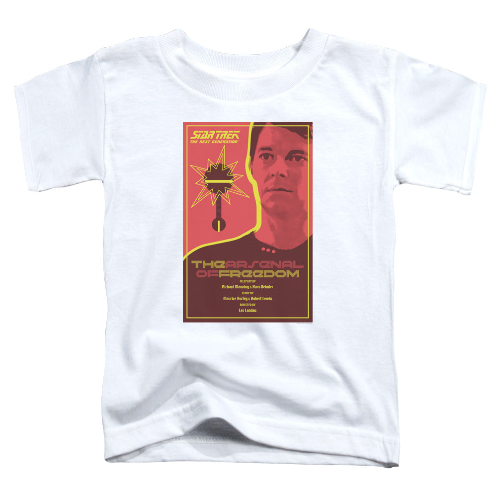 STAR TREK/TNG SEASON 1 EPISODE 21 - S/S TODDLER TEE - WHITE