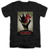 STAR TREK/TNG SEASON 1 EPISODE 22 - S/S ADULT V-NECK 30/1 - BLACK