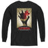 STAR TREK/TNG SEASON 1 EPISODE 22 - YOUTH LONG SLEEVE TEE - BLACK