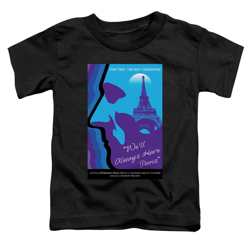 STAR TREK/TNG SEASON 1 EPISODE 24 - S/S TODDLER TEE - BLACK