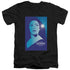 STAR TREK/TNG SEASON 2 EPISODE 1 - S/S ADULT V-NECK 30/1 - BLACK