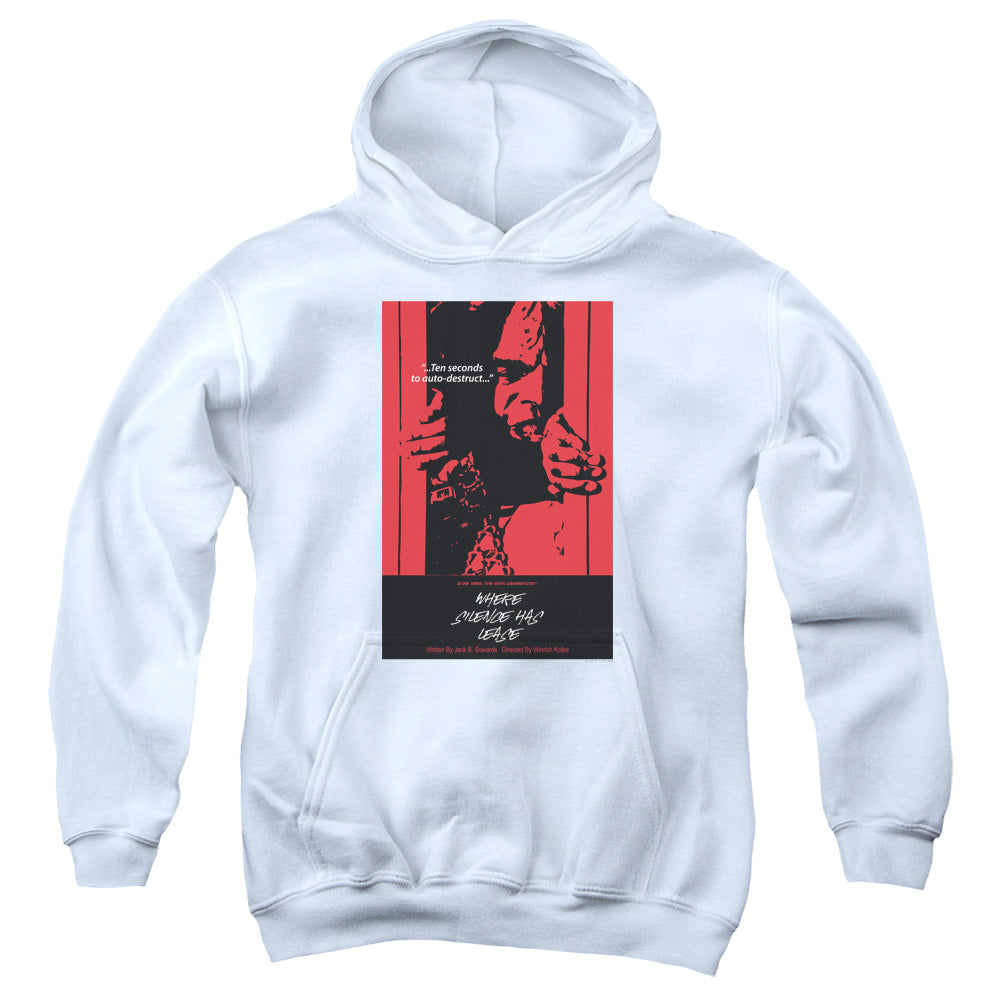 STAR TREK/TNG SEASON 2 EPISODE 2 - YOUTH PULLOVER HOODIE - WHITE