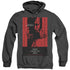 STAR TREK/TNG SEASON 2 EPISODE 2 - ADULT HEATHER HOODIE - BLACK