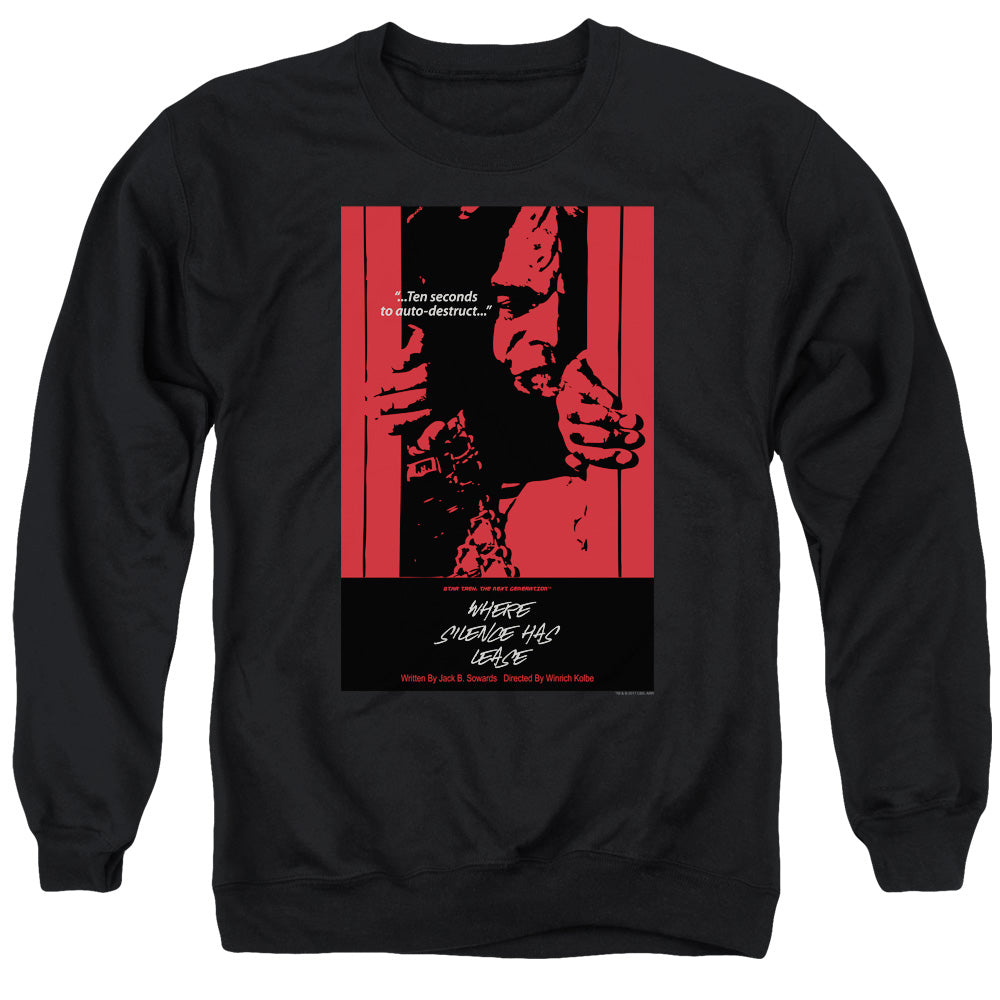 STAR TREK/TNG SEASON 2 EPISODE 2 - ADULT CREWNECK SWEATSHIRT - BLACK