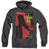 STAR TREK/TNG SEASON 2 EPISODE 4 - ADULT HEATHER HOODIE - BLACK