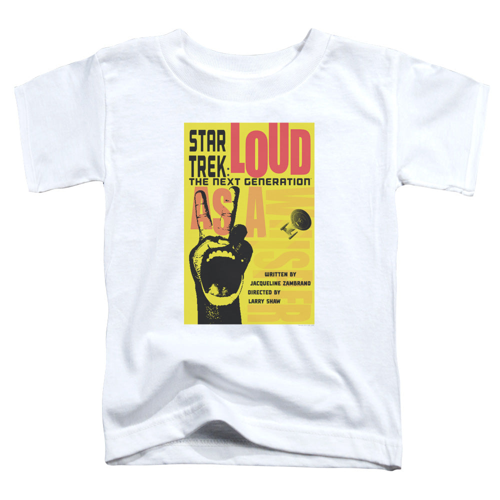STAR TREK/TNG SEASON 2 EPISODE 5 - S/S TODDLER TEE - WHITE