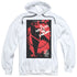 STAR TREK/TNG SEASON 2 EPISODE 8 - ADULT PULLOVER HOODIE - WHITE