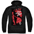 STAR TREK/TNG SEASON 2 EPISODE 8 - ADULT PULLOVER HOODIE - BLACK