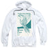 STAR TREK/TNG SEASON 2 EPISODE 9 - ADULT PULLOVER HOODIE - WHITE