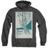 STAR TREK/TNG SEASON 2 EPISODE 9 - ADULT HEATHER HOODIE - BLACK