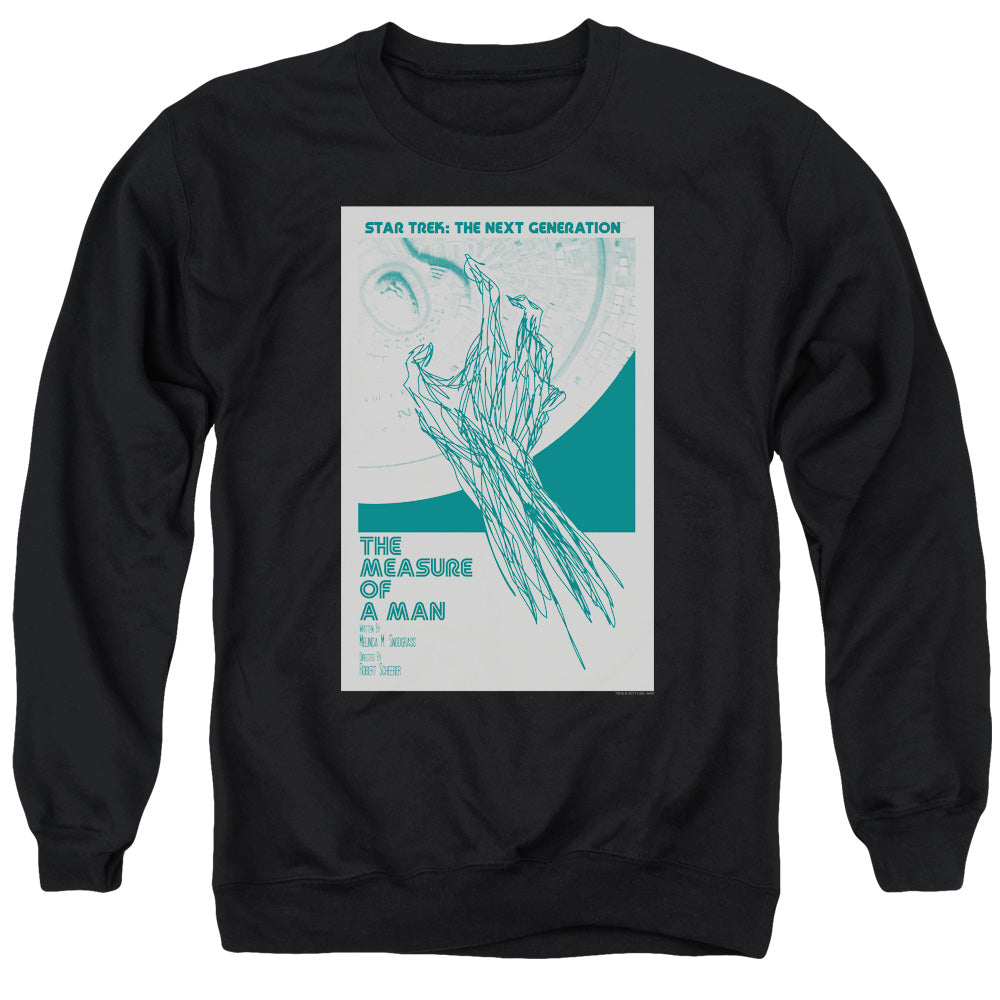 STAR TREK/TNG SEASON 2 EPISODE 9 - ADULT CREWNECK SWEATSHIRT - BLACK