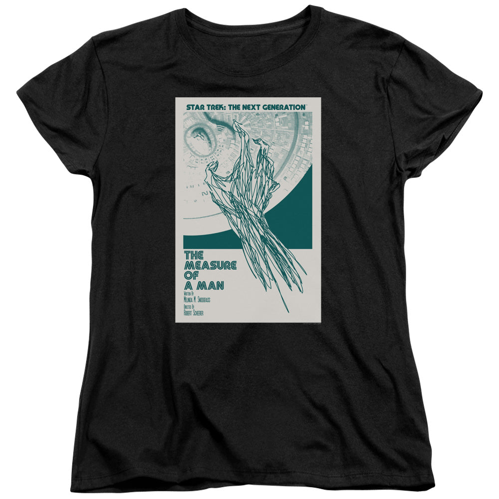 STAR TREK/TNG SEASON 2 EPISODE 9 - S/S WOMENS TEE - BLACK