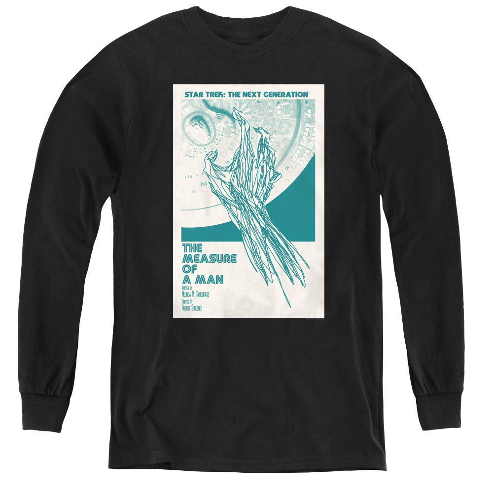 STAR TREK/TNG SEASON 2 EPISODE 9 - YOUTH LONG SLEEVE TEE - BLACK