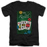 STAR TREK/TNG SEASON 2 EPISODE 12 - S/S ADULT V-NECK 30/1 - BLACK