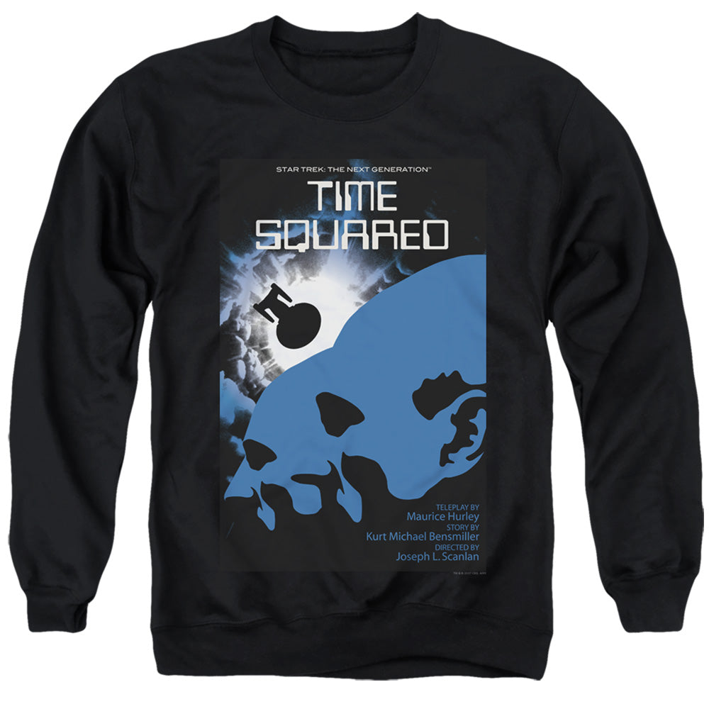 STAR TREK/TNG SEASON 2 EPISODE 13 - ADULT CREWNECK SWEATSHIRT - BLACK