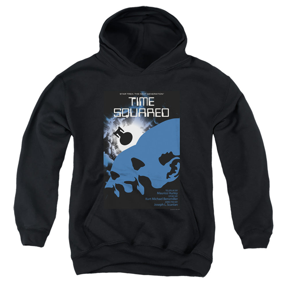 STAR TREK/TNG SEASON 2 EPISODE 13 - YOUTH PULLOVER HOODIE - BLACK