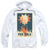 STAR TREK/TNG SEASON 2 EPISODE 15 - ADULT PULLOVER HOODIE - WHITE