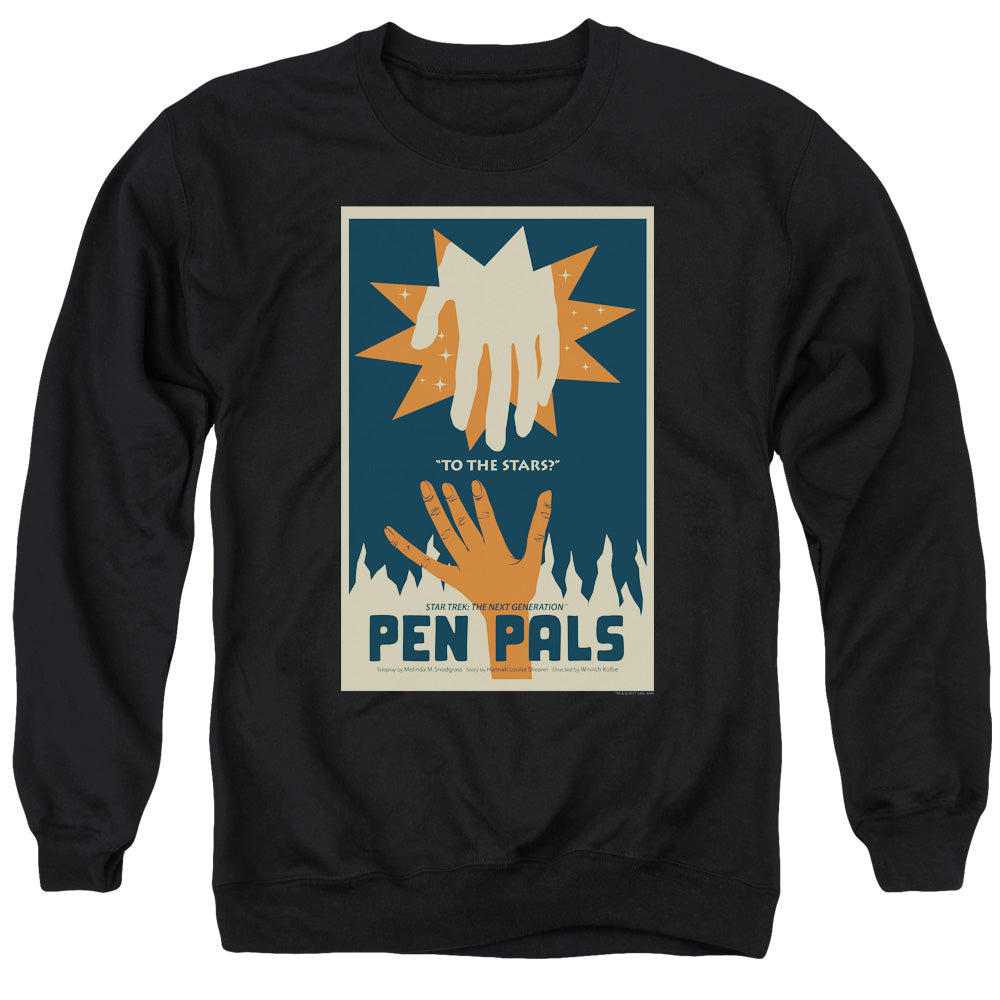 STAR TREK/TNG SEASON 2 EPISODE 15 - ADULT CREWNECK SWEATSHIRT - BLACK