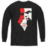 STAR TREK/TNG SEASON 2 EPISODE 20 - YOUTH LONG SLEEVE TEE - BLACK