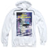STAR TREK/TNG SEASON 2 EPISODE 21 - ADULT PULLOVER HOODIE - WHITE