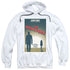 STAR TREK/TNG SEASON 3 EPISODE 3 - ADULT PULLOVER HOODIE - WHITE