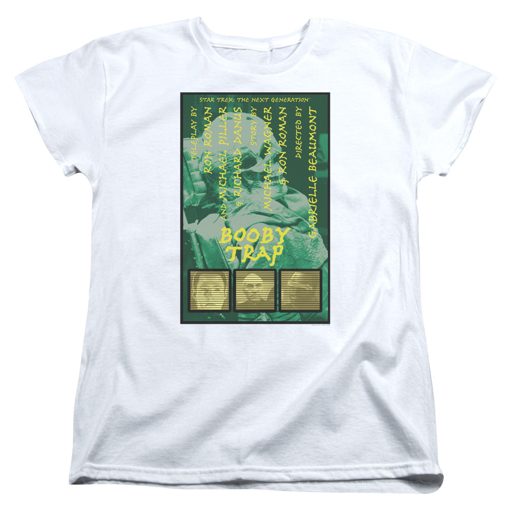 STAR TREK/TNG SEASON 3 EPISODE 6 - S/S WOMENS TEE - WHITE