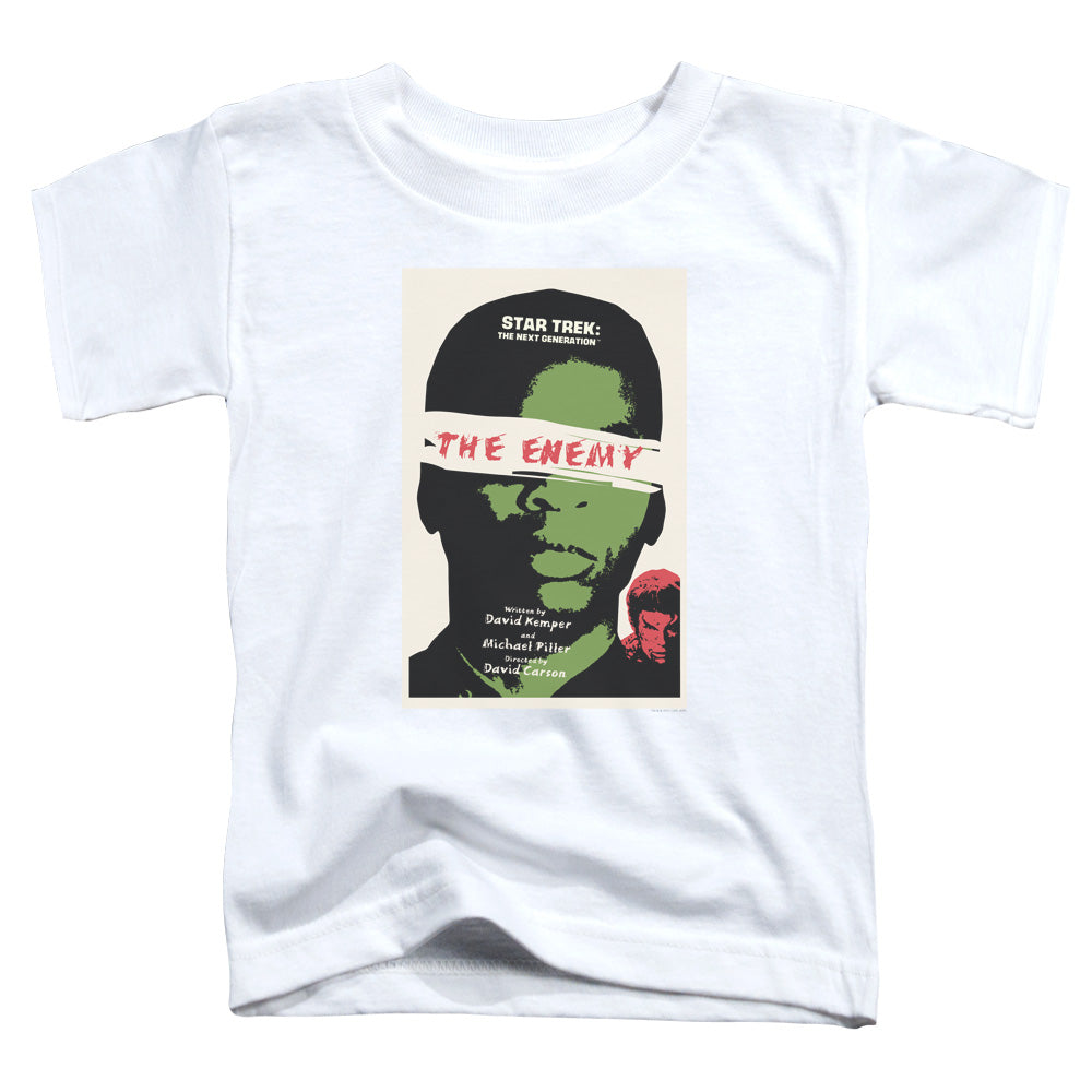 STAR TREK/TNG SEASON 3 EPISODE 7 - S/S TODDLER TEE - WHITE