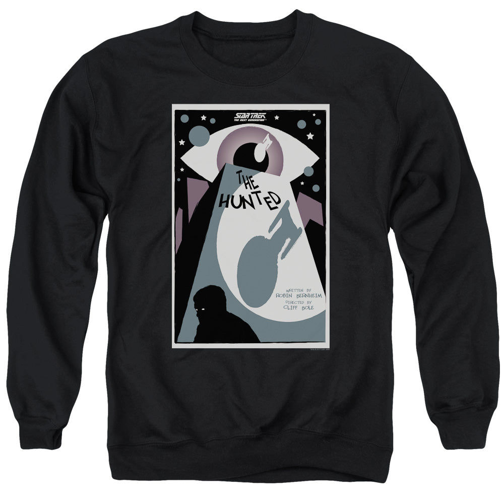 STAR TREK/TNG SEASON 3 EPISODE 11 - ADULT CREWNECK SWEATSHIRT - BLACK