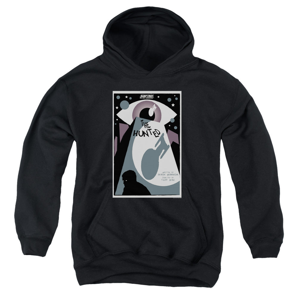 STAR TREK/TNG SEASON 3 EPISODE 11 - YOUTH PULLOVER HOODIE - BLACK