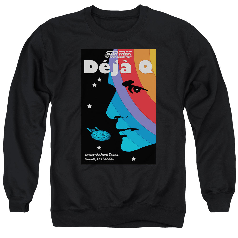 STAR TREK/TNG SEASON 3 EPISODE 13 - ADULT CREWNECK SWEATSHIRT - BLACK