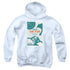 STAR TREK/TNG SEASON 3 EPISODE 20 - YOUTH PULLOVER HOODIE - WHITE