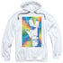 STAR TREK/TNG SEASON 3 EPISODE 23 - ADULT PULLOVER HOODIE - WHITE