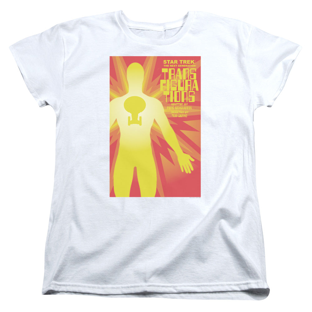 STAR TREK/TNG SEASON 3 EPISODE 25 - S/S WOMENS TEE - WHITE