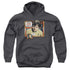 STAR TREK/ENEMY WESSEL - YOUTH PULLOVER HOODIE - CHARCOAL