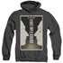STAR TREK/TNG SEASON 4 EPISODE 3 - ADULT HEATHER HOODIE - BLACK
