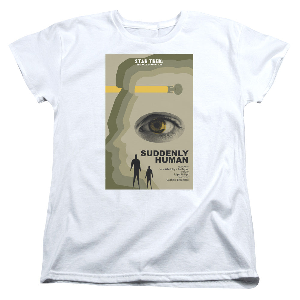 STAR TREK/TNG SEASON 4 EPISODE 4 - S/S WOMENS TEE - WHITE