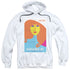 STAR TREK/TNG SEASON 4 EPISODE 5 - ADULT PULLOVER HOODIE - WHITE