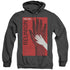STAR TREK/TNG SEASON 4 EPISODE 7 - ADULT HEATHER HOODIE - BLACK
