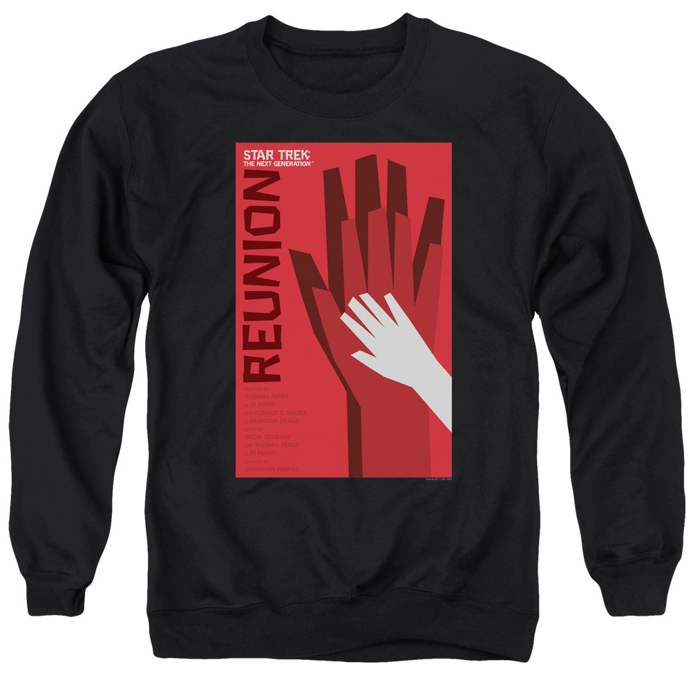 STAR TREK/TNG SEASON 4 EPISODE 7 - ADULT CREWNECK SWEATSHIRT - BLACK