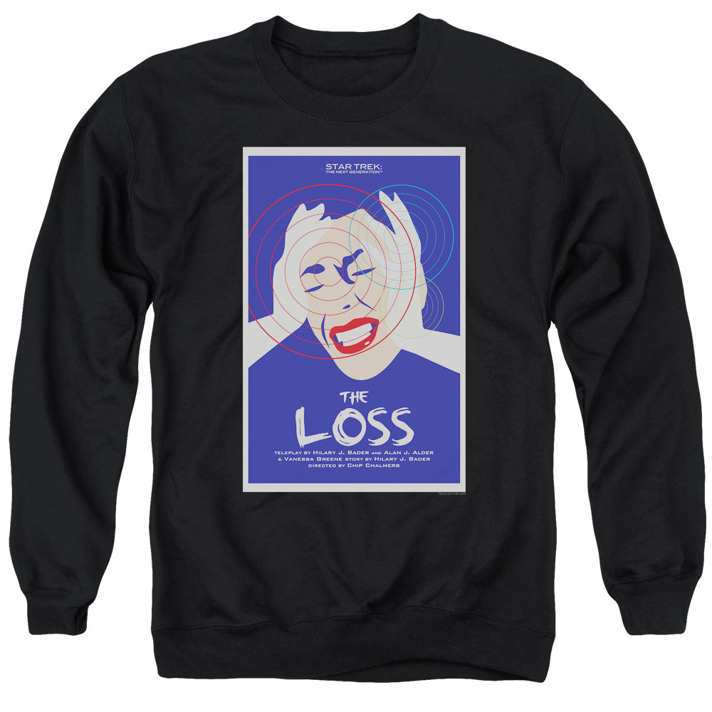 STAR TREK/TNG SEASON 4 EPISODE 10 - ADULT CREWNECK SWEATSHIRT - BLACK