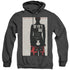 STAR TREK/TNG SEASON 4 EPISODE 13 - ADULT HEATHER HOODIE - BLACK