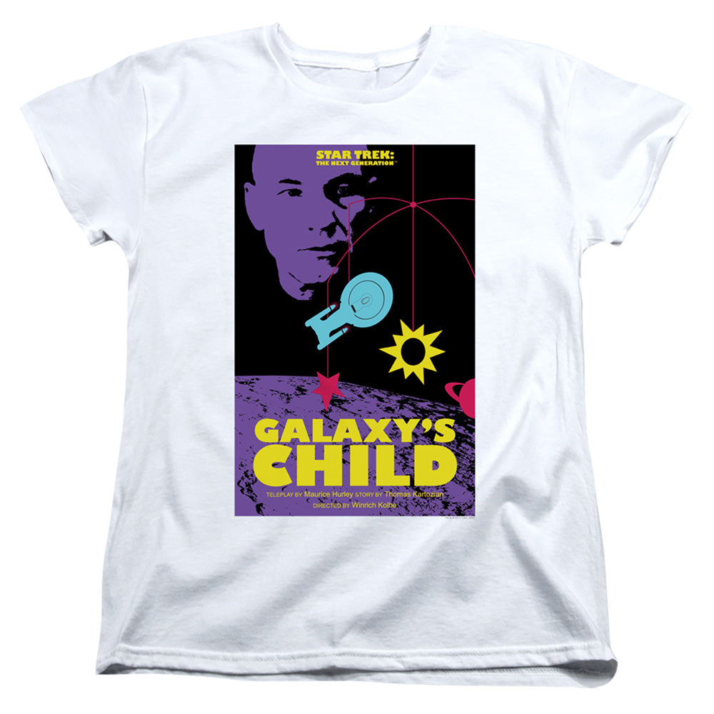 STAR TREK/TNG SEASON 4 EPISODE 16 - S/S WOMENS TEE - WHITE