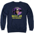 STAR TREK/NOT A HAIR DRESSER - ADULT CREWNECK SWEATSHIRT - NAVY