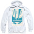 STAR TREK/TNG SEASON 4 EPISODE 21 - ADULT PULLOVER HOODIE - WHITE