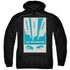 STAR TREK/TNG SEASON 4 EPISODE 21 - ADULT PULLOVER HOODIE - BLACK