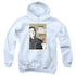 STAR TREK/TNG SEASON 4 EPISODE 25 - YOUTH PULLOVER HOODIE - WHITE