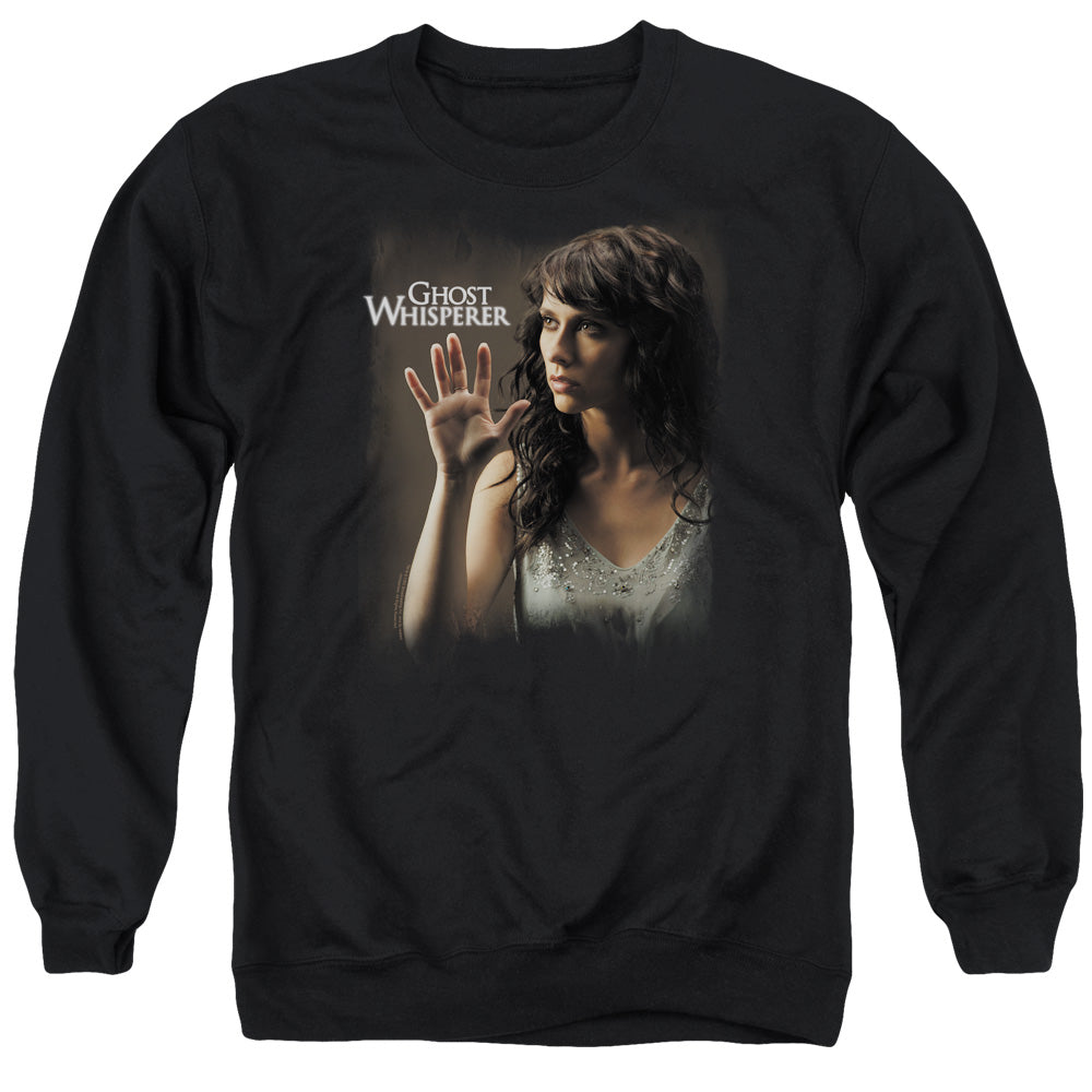 GHOST WHISPERER/ETHEREAL - ADULT CREWNECK SWEATSHIRT - BLACK